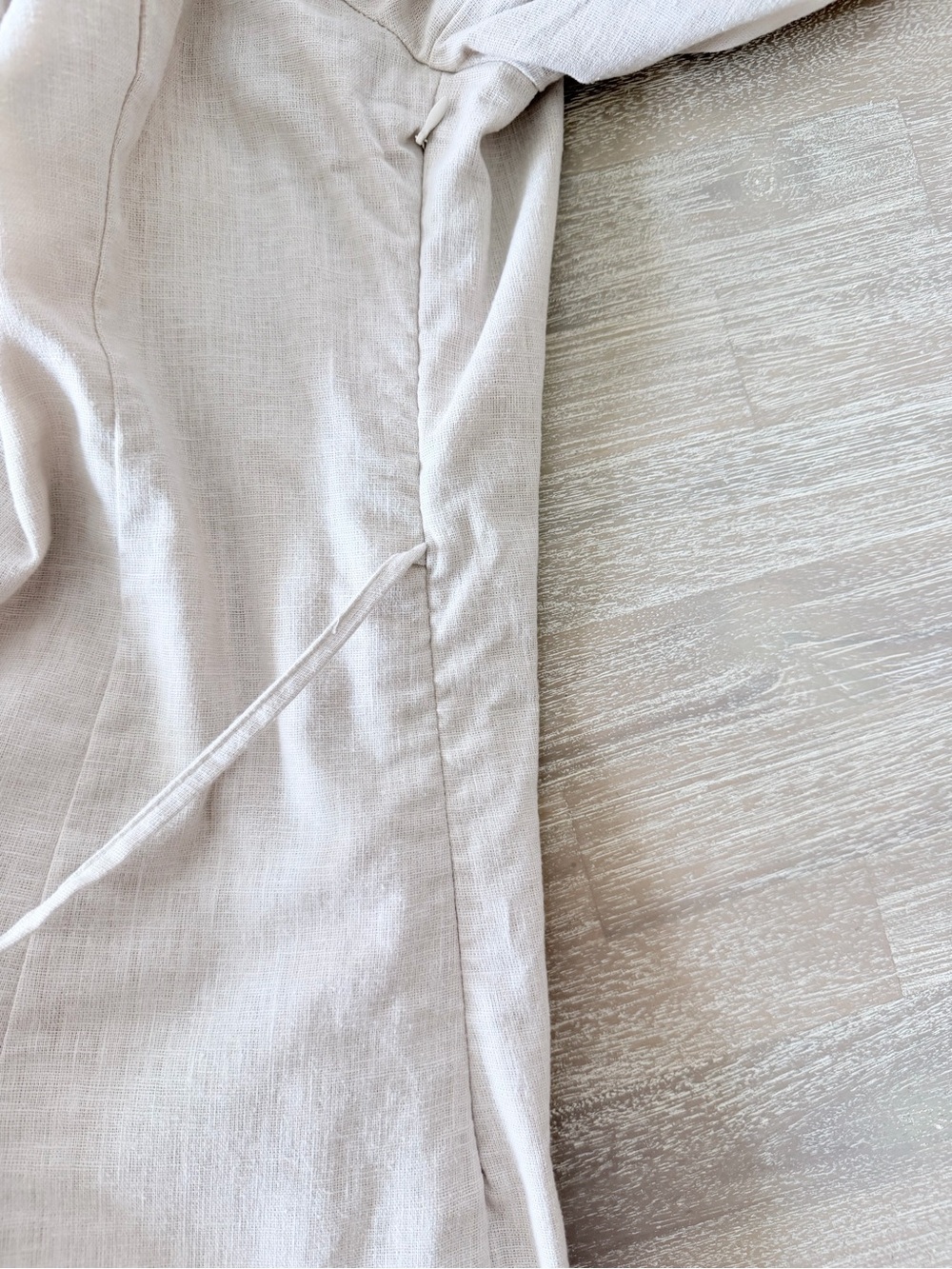 NWT Abercrombie & Fitch Linen Blend Dress | Petite Medium | Fully Lined - Picture 9 of 10